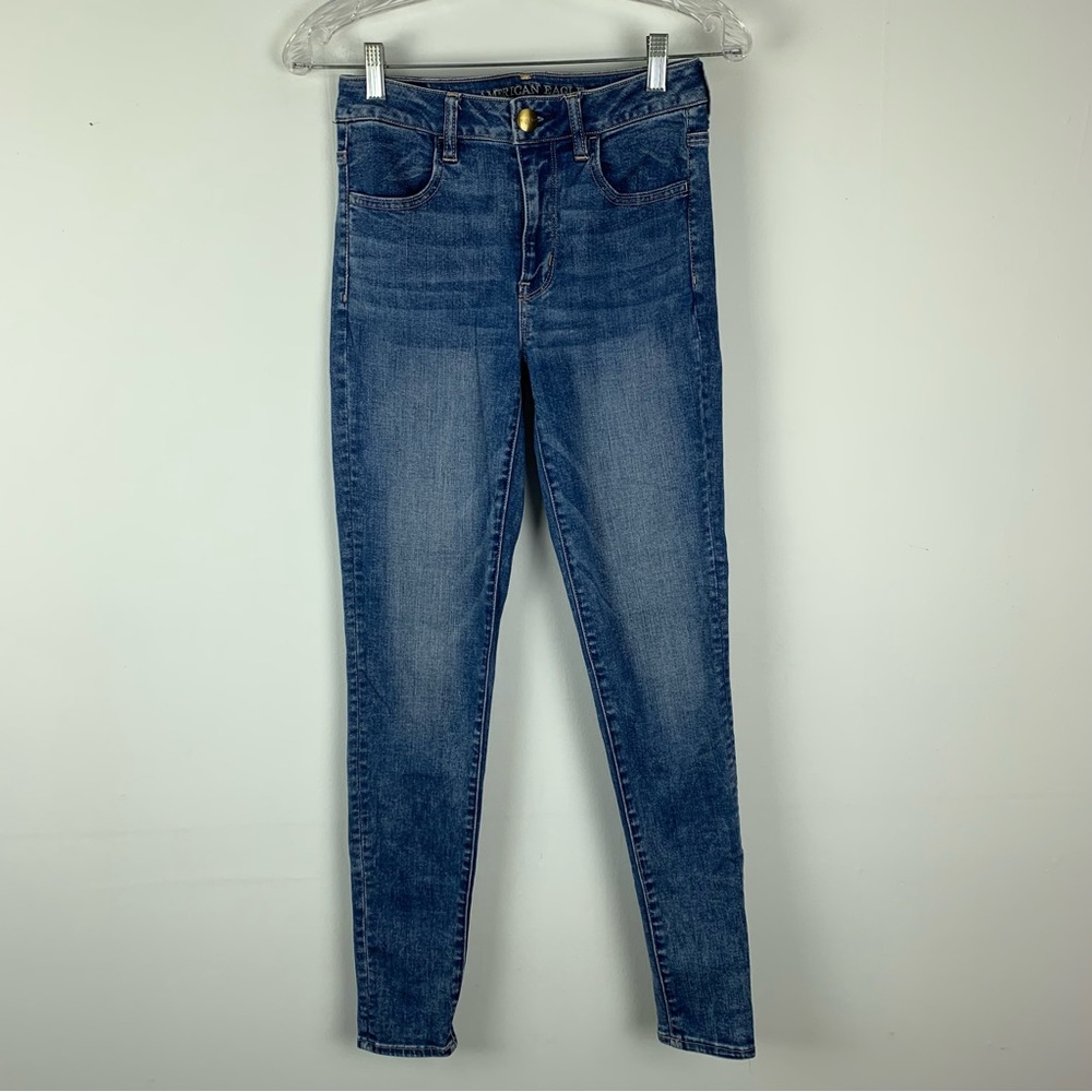 American Eagle Hi Rise Jegging Jeans 4 Regular